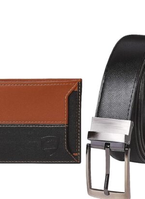 mens wallet combo belt