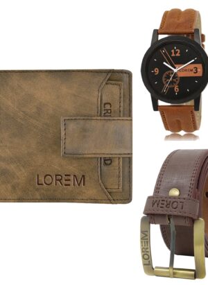 mens wallet combo belt