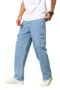 MANSLOOK Men’s Baggy Loose Fit Cargo Jeans Pant Denim