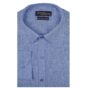 MANSLOOK Men’s Full/Long Sleeves Formal Regular Fit Cotton Linen Plain Shirt -GCRFS28