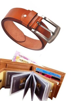 mens wallet combo belt