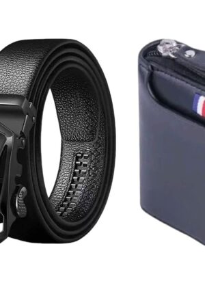 mens wallet combo belt