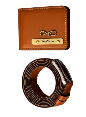 mens wallet combo belt