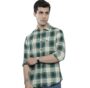 MANSLOOK Indian Garage Co Men’s Cotton Regular Fit Checkered Full Sleeves Spread Collar Casual Shirt