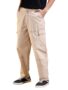 MANSLOOK Men’s Cargo Pants | Relaxed Fit Utility Trousers with Multi Pockets | Casual Streetwear Cotton Bottoms – Beige, Black & Grey| Sizes: S to XXL