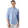 MANSLOOK Scott Men’s Solid Slim Fit 100% Cotton Casual Shirt with Button Down Collar and Full Sleeve