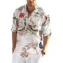 MANSLOOK Men’s Polycotton Floral Regular Shirt