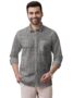 MANSLOOK Pure Khaadi Cotton Regular FIt Cuff Sleeves Striped Casual Shirt