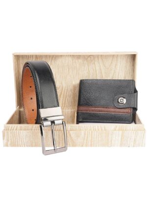 mens wallet combo belt