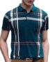 MANSLOOK Mens Polo Colorblock Regular Fit T Shirt