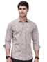 MANSLOOK Man Pure Cotton Slim Fit Printed Casual Shirt for Men