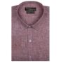 MANSLOOK Men’s Full/Long Sleeves Formal Regular Fit Cotton Linen Plain Shirt (GCRFS27) Maroon