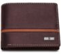 MANSLOOK Denial Brown Leather Wallet for Men | Wallets Men with RFID Blocking | Mens Wallet Leather