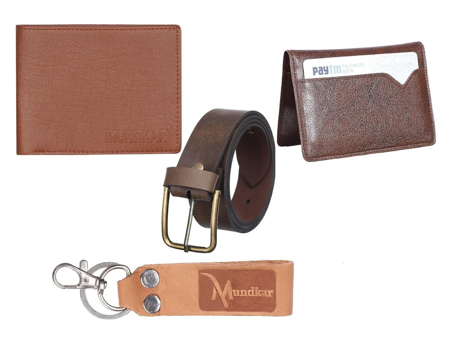 mens belt combo gift set