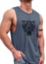 MANSLOOK Men Vest || Gym Tshirt for Men || Lion Printed Sleeveless Regular Fit T Shirt for Mens