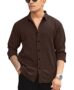 MANSLOOK Casual Button Down Shirts Long Sleeve Cotton Bland Shirt Fashion Textured Beach Summer Shirt