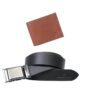 MANSLOOK Leather Wallet and Belt Combo for Men Gift | Belt and Wallet Combo for Men Gift | Gift for Friend, Boyfriend, Husband, Father, Son.