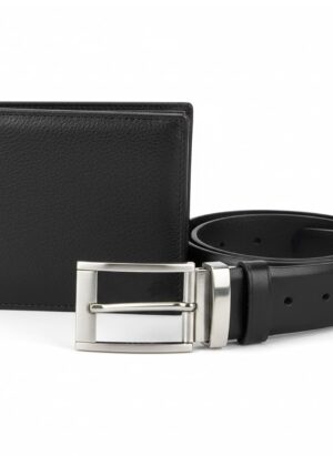 mens wallet combo belt