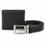 MANSLOOK Premium Leather Wallet & Belt Gift Set for Men – Stylish Bi-Fold Wallet & Formal Belt with Metallic Buckle – Ideal Anniversary, Birthday, Diwali Gift, Secret Santa Gift – 2pcs