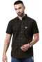 MANSLOOK Man Men Cotton Checkered Half Sleeve Slim Fit Casual Shirt