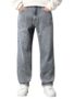 MANSLOOK Baggy Jeans for Men | Mens Wide Leg Relax Fit Jeans | Baggy Jean’s for Boys | Oversized Jean’s for Everyday Streetwear