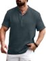 MANSLOOK for Men | Shirts for Mens Men’s | Short Sleeve Button Down || Collared Casual Formal Soild Casual Wear
