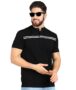 MANSLOOK Jones Clothing Men’s Cotton Regular Fit Mandarin Collar Solid Polo T-Shirt