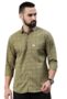 MANSLOOK Man Men Comfort Slim Fit Opaque Checked Pure Cotton Casual Shirt