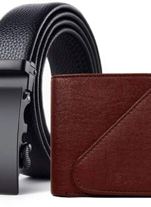 mens wallet combo belt