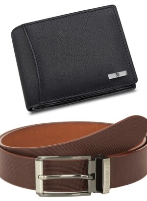 mens wallet combo belt