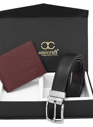 mens wallet combo belt