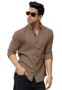 MANSLOOK Cotton Bland Shirt Collar Half Sleeve Regular Fit Casual Shirt for Man| Cotton-Linen Type Casual Shirt for Men | Casual Wear Shirts for Men