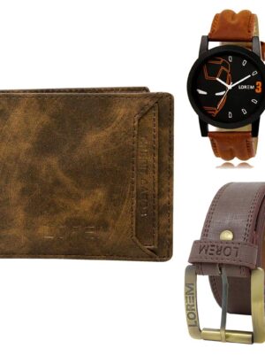 mens wallet combo belt