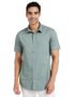 MANSLOOK Brand – Symbol Men’s Cotton Shirt | Casual | Plain | Half Sleeve | Summer – Regular Fit (Available in Plus Sizes)