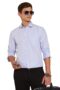 MANSLOOK Men’s Regular Fit Solid Shirt – Full Sleeve| Functional Pocket | Contrast Trim Fabric | Formal Shirts for Men