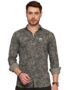 MANSLOOK Man Printed Pure Cotton Slim Fit Casual Shirt