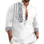 MANSLOOK Men’s Cotton Blend Mandarin Collar Self One Design Full Sleeve Casual Short Kurta