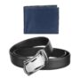 MANSLOOK Men’ Belt Wallet Combo’ Gift Set
