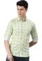 MANSLOOK Man Men Box Checkered Slim Fit Cotton Casual Shirt