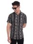 MANSLOOK Man Slim Fit Cotton Casual Printed Shirt for Men