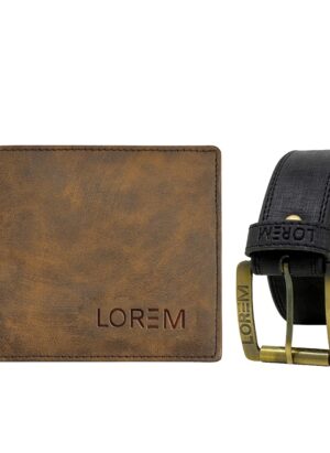 mens wallet combo belt