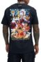 MANSLOOK Men’s T-Shirt, Anime Printed 100% Cotton Regular Fit Unisex Half Sleeve for Men & Women All Gear, Black