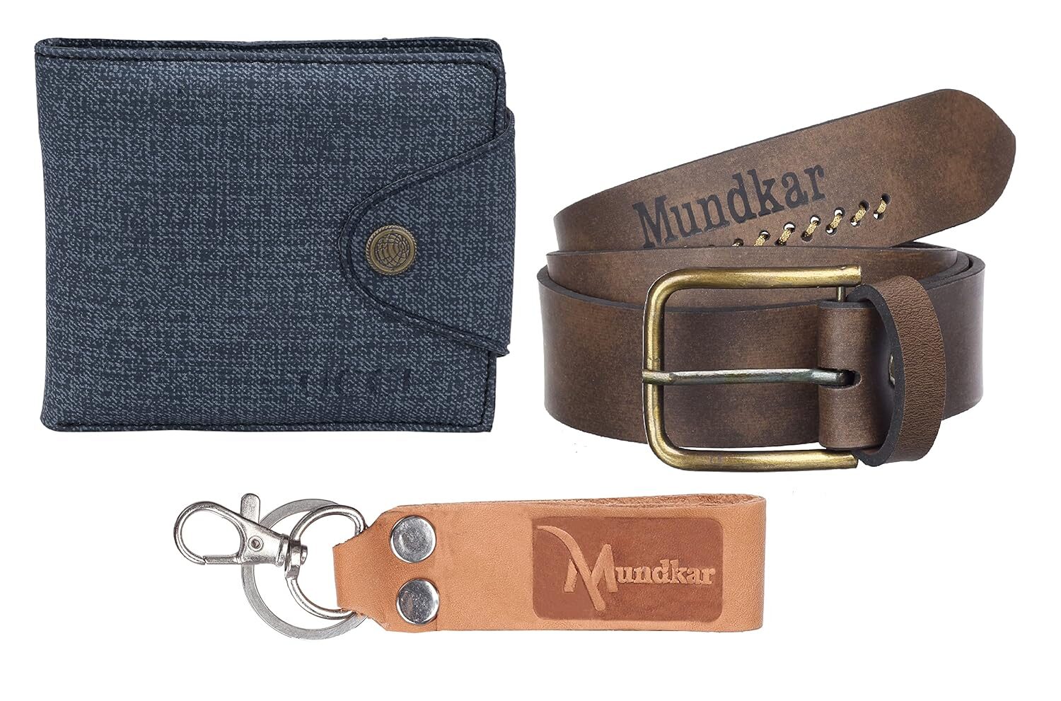 mens wallet combo belt