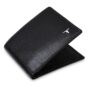 MANSLOOK FOREST George Black Leather Wallet for Men