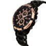 MANSLOOK Black Chain Chrono Look Analog Watch for Men