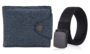 MANSLOOK Fabric Blue Wallet & Belt Combo for Men and Boys Gift Set