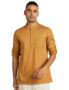 MANSLOOK Brand – Symbol Men Cotton Printed Short Kurta (Regular Fit)