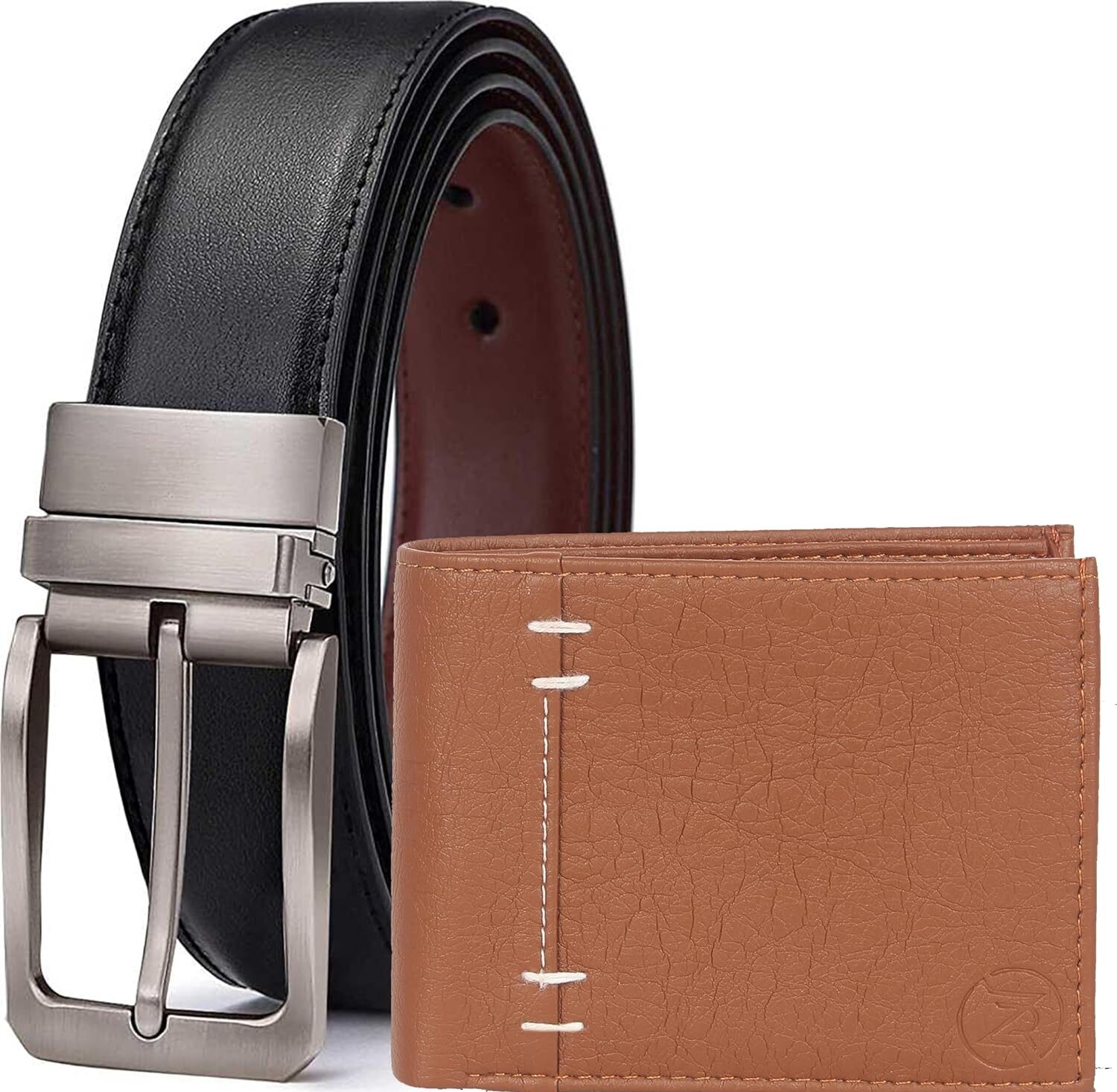 mens wallet combo belt