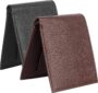 MANSLOOK Genuine Leather Combo Pack of 2 Men’s & Boy’s Wallet (Colour- Black & Dark Brown)