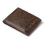 MANSLOOK Formal & Casual Brown Synthetic Leather Wallet (FRD-1-DBR)